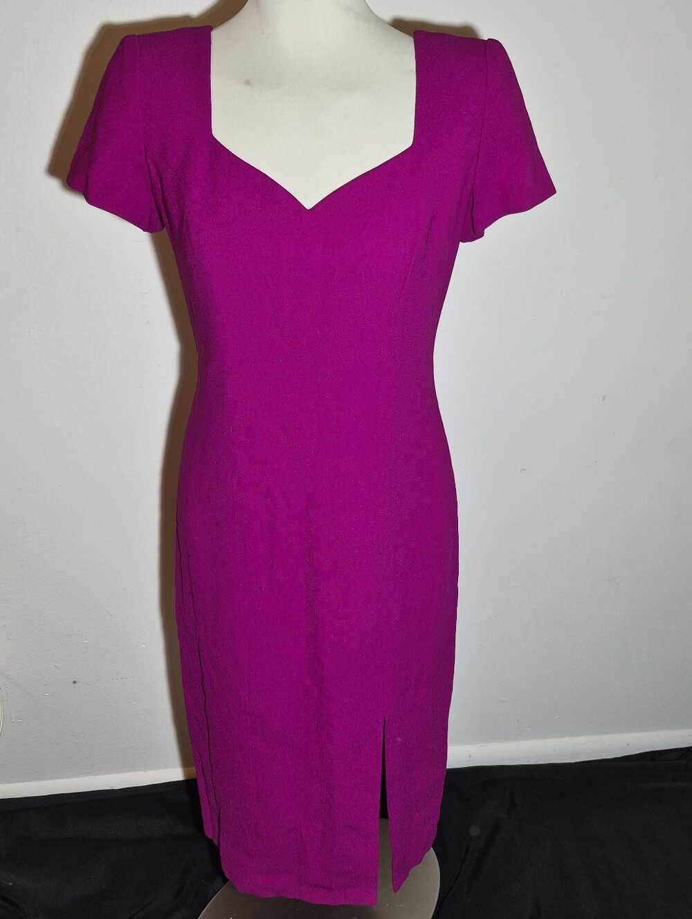 VINTAGE Liz Claiborne Magenta Wiggle Dress